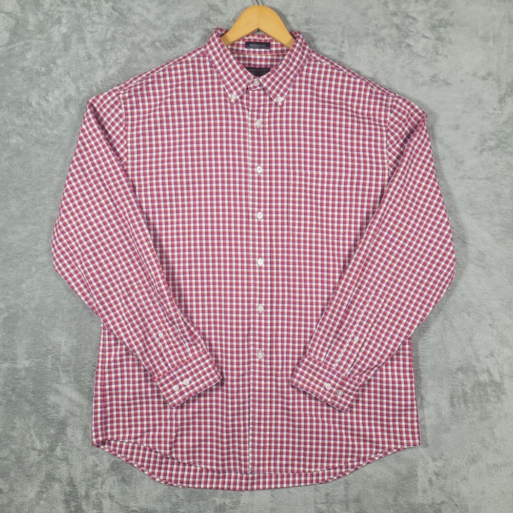 Pendleton Shirt Mens XL Bridgeport Plaid Red White Blue Button Down Long Sleeve